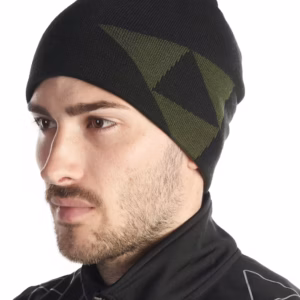 BEANIE LOGO REVERSIBLE GREEN
