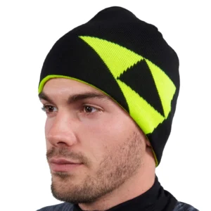 BEANIE LOGO REVERSIBLE YELLOW