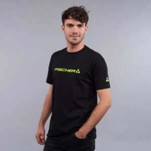 FISCHER BIG LOGO T-SHIRT BLACK